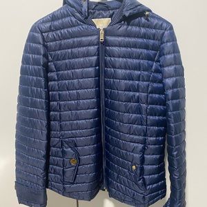 Michael Kors Navy Puffer Jacket